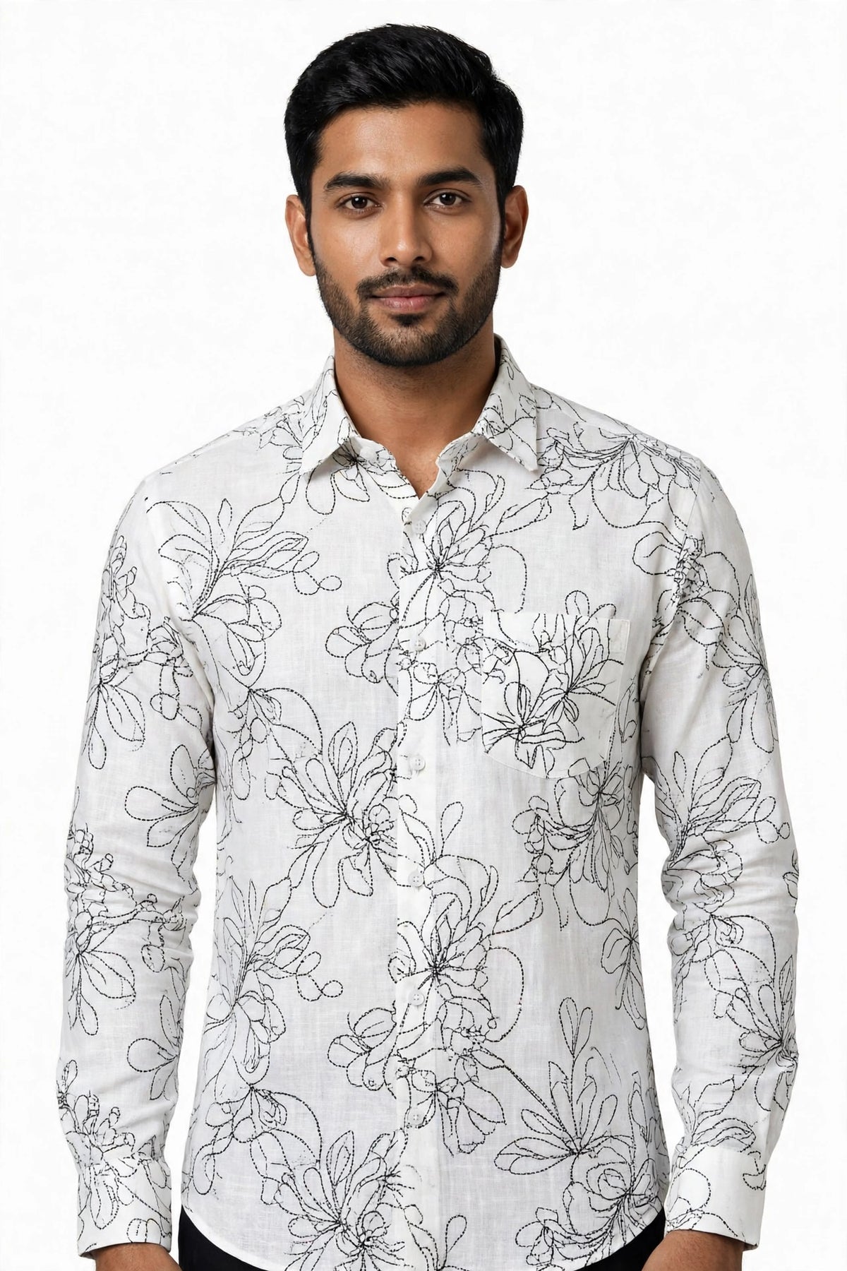 Linen Printed Shirt