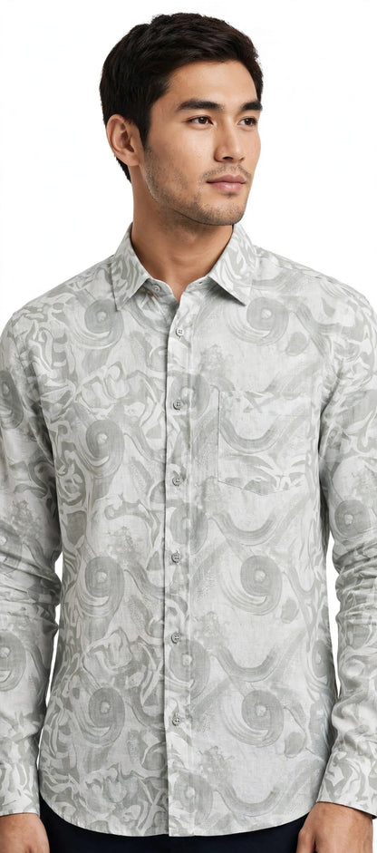 Linen Printed Shirt