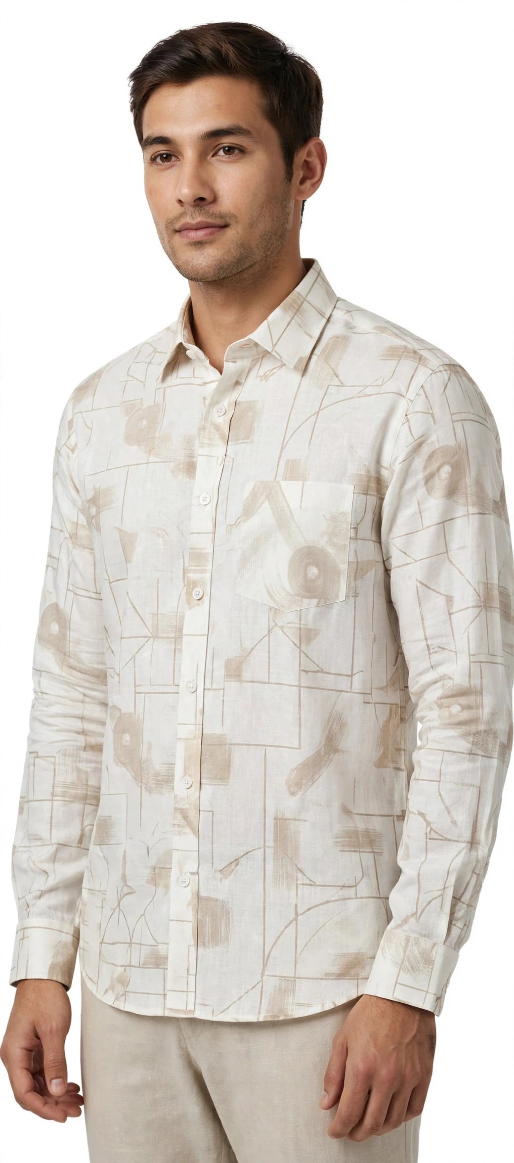 Linen Printed Shirt