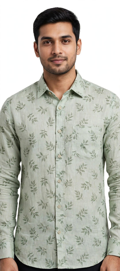 Linen Printed Shirt