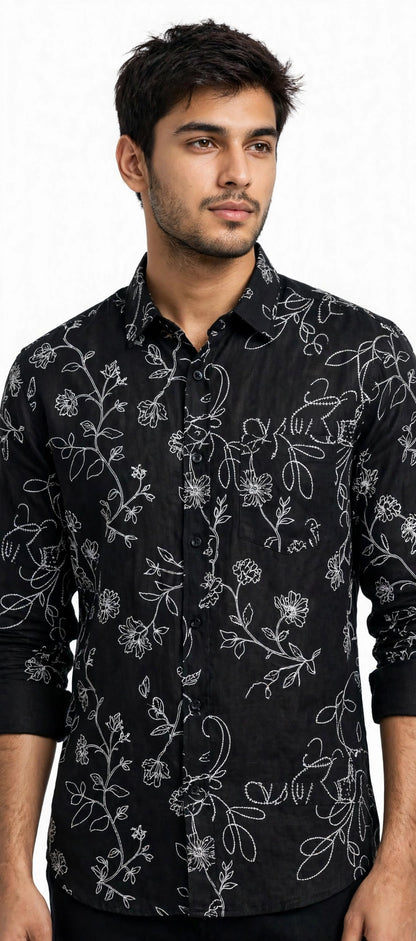 Linen Printed Shirt