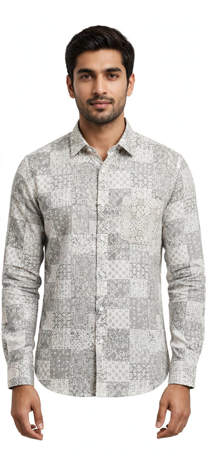 Linen Printed Shirt